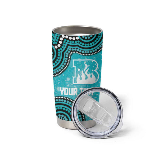 Brisbane Heat NAIDOC Week 2026 Custom Tumbler Cup 50 Years Deadly Indigenous Art Glitter Effect