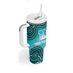 Brisbane Heat NAIDOC Week 2026 Custom Tumbler With Handle 50 Years Deadly Indigenous Art Glitter Effect