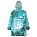 Brisbane Heat NAIDOC Week 2026 Custom Wearable Blanket Hoodie 50 Years Deadly Indigenous Art Glitter Effect
