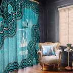 Brisbane Heat NAIDOC Week 2026 Custom Window Curtain 50 Years Deadly Indigenous Art Glitter Effect