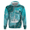 Brisbane Heat NAIDOC Week 2026 Custom Zip Hoodie 50 Years Deadly Indigenous Art Glitter Effect