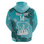 Brisbane Heat NAIDOC Week 2026 Custom Zip Hoodie 50 Years Deadly Indigenous Art Glitter Effect
