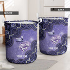 Hobart Hurricanes NAIDOC Week 2026 Custom Laundry Basket 50 Years Deadly Indigenous Art Glitter Effect