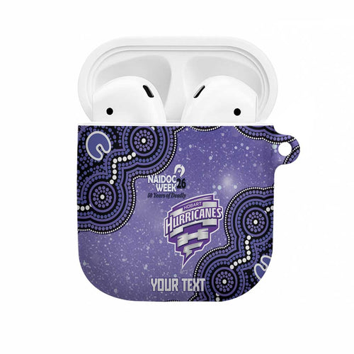 Hobart Hurricanes NAIDOC Week 2026 Custom AirPods Case 50 Years Deadly Indigenous Art Glitter Effect