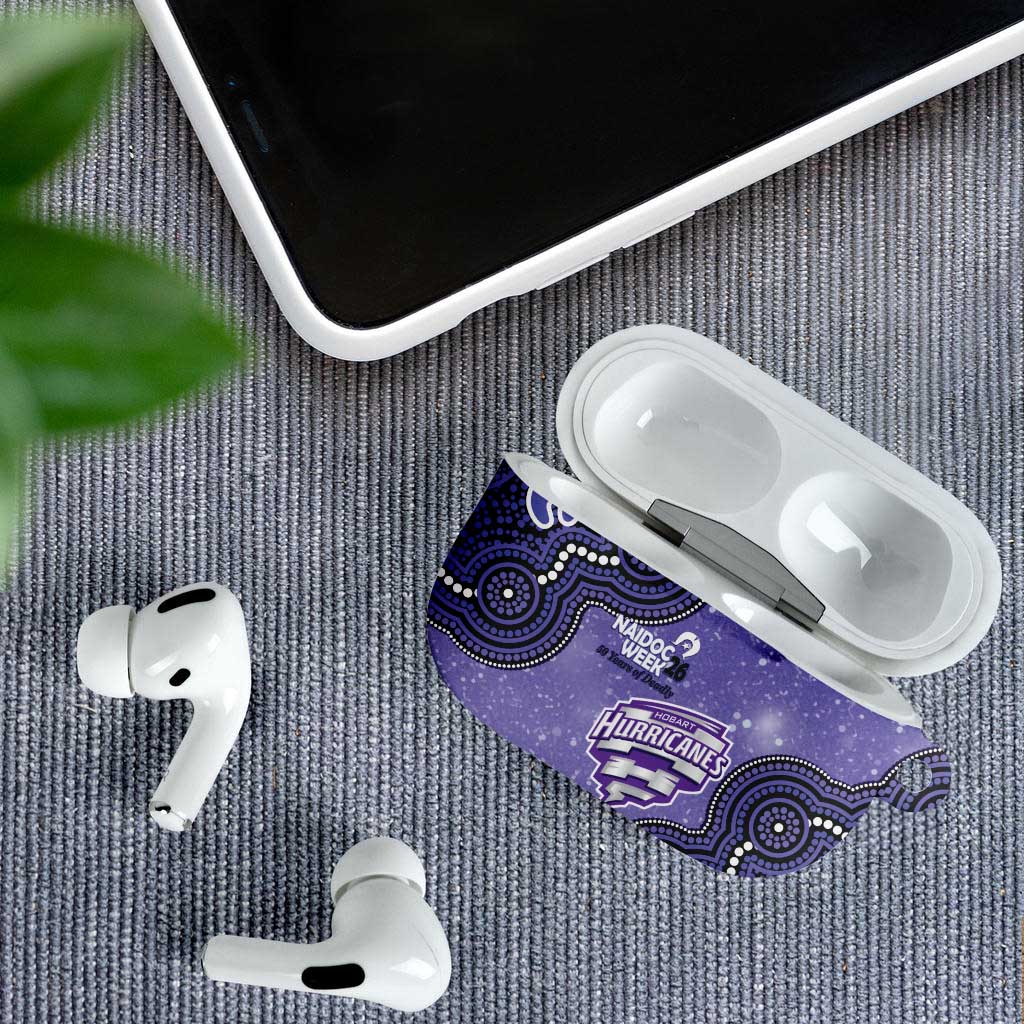 Hobart Hurricanes NAIDOC Week 2026 Custom AirPods Case 50 Years Deadly Indigenous Art Glitter Effect