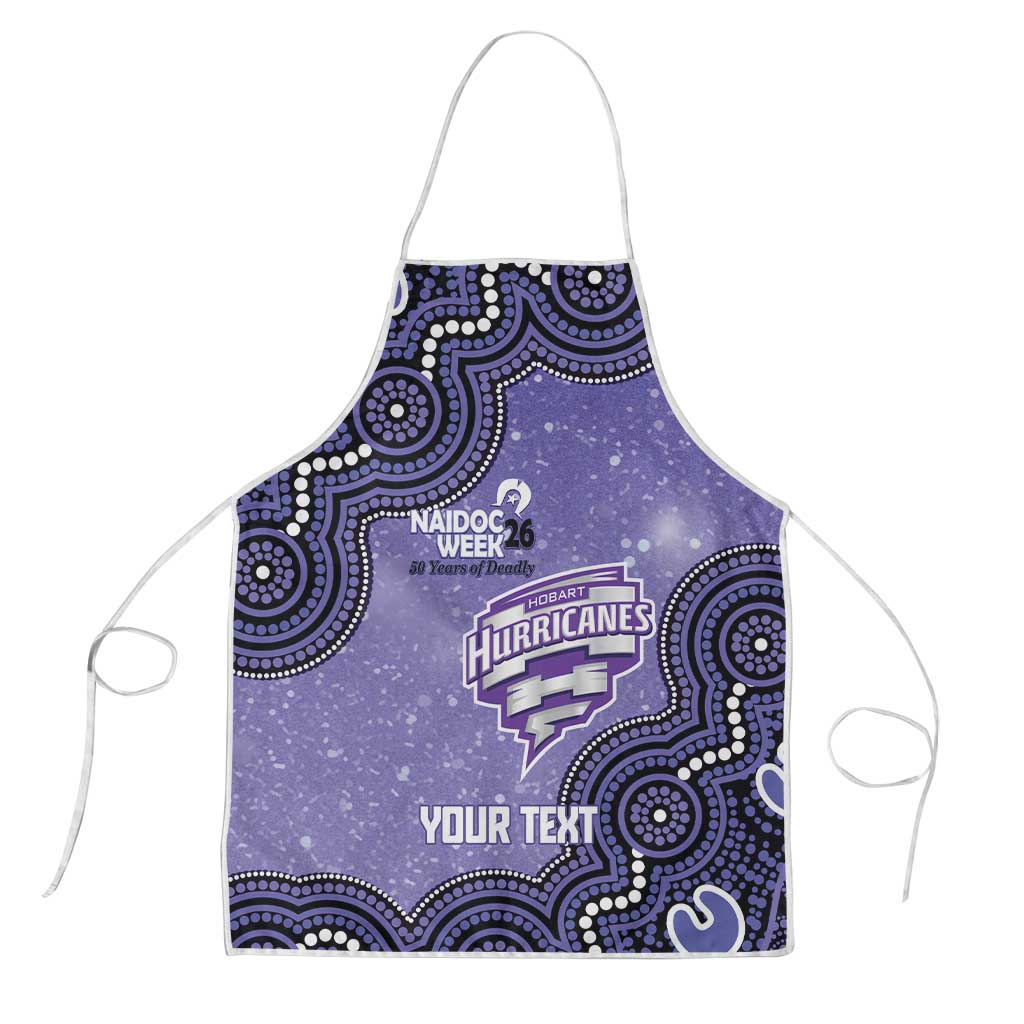 Hobart Hurricanes NAIDOC Week 2026 Custom Apron 50 Years Deadly Indigenous Art Glitter Effect
