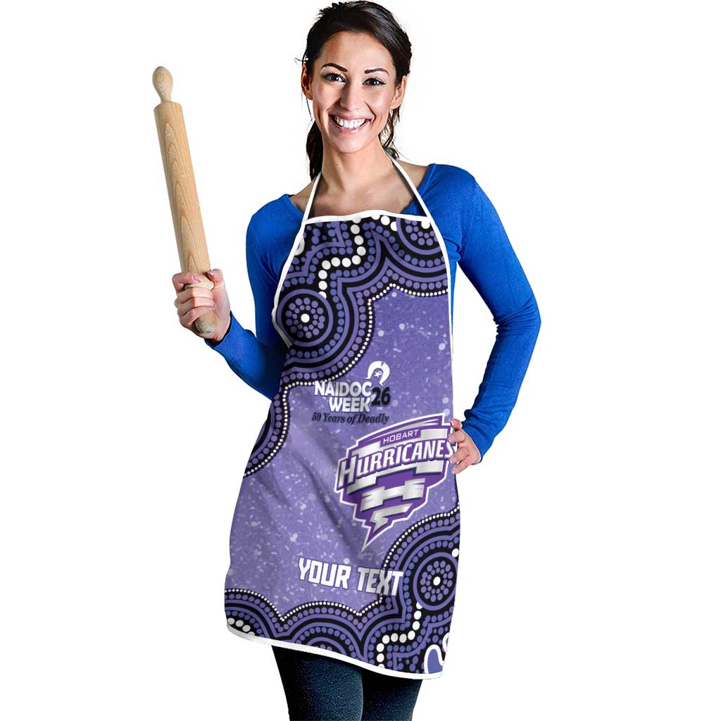 Hobart Hurricanes NAIDOC Week 2026 Custom Apron 50 Years Deadly Indigenous Art Glitter Effect