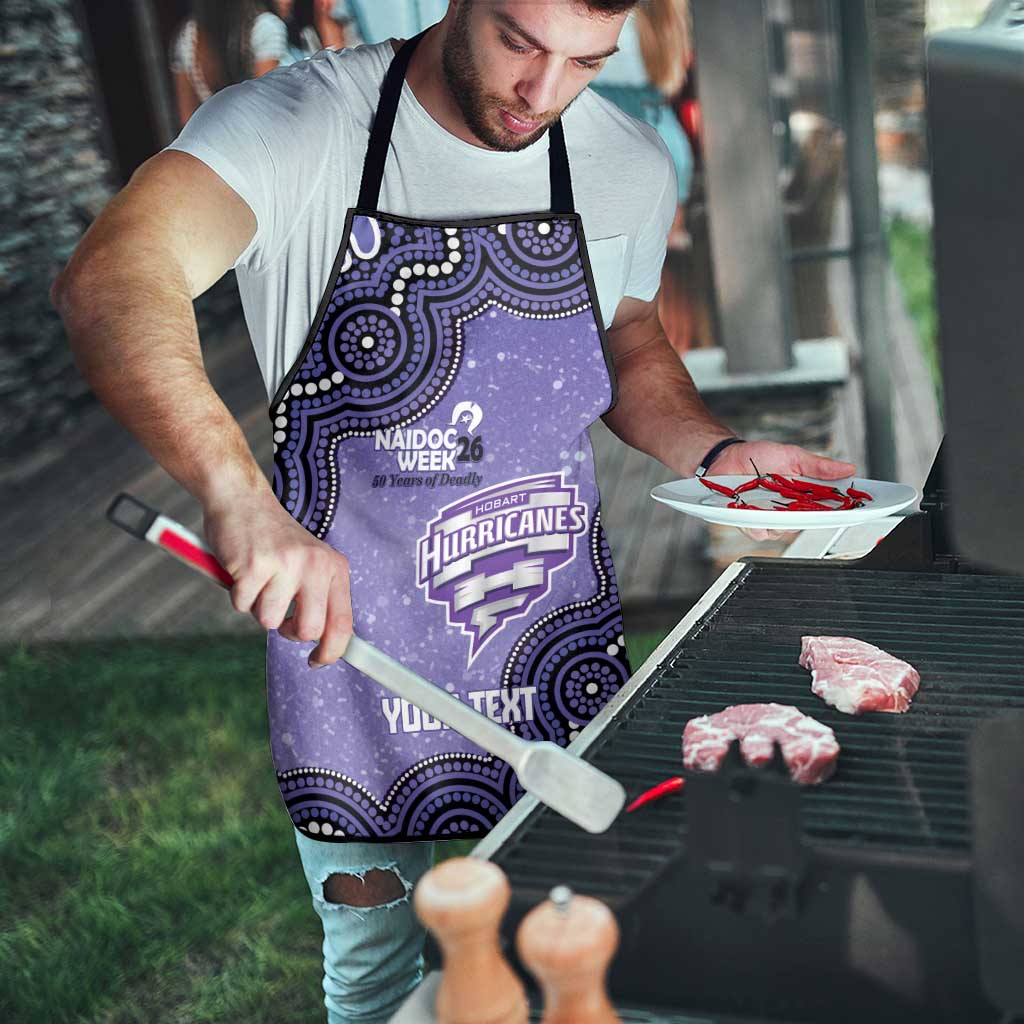 Hobart Hurricanes NAIDOC Week 2026 Custom Apron 50 Years Deadly Indigenous Art Glitter Effect