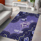 Hobart Hurricanes NAIDOC Week 2026 Custom Area Rug 50 Years Deadly Indigenous Art Glitter Effect