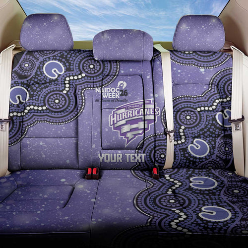 Hobart Hurricanes NAIDOC Week 2026 Custom Back Car Seat Cover 50 Years Deadly Indigenous Art Glitter Effect