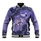 Hobart Hurricanes NAIDOC Week 2026 Custom Baseball Jacket 50 Years Deadly Indigenous Art Glitter Effect