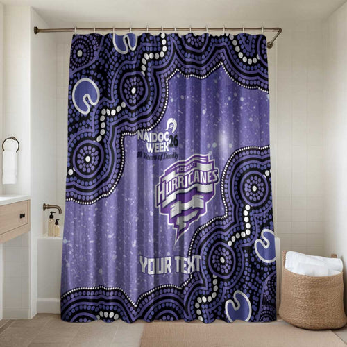 Hobart Hurricanes NAIDOC Week 2026 Custom Bathroom Set 50 Years Deadly Indigenous Art Glitter Effect