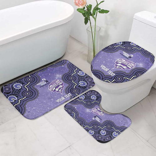 Hobart Hurricanes NAIDOC Week 2026 Custom Bathroom Set 50 Years Deadly Indigenous Art Glitter Effect