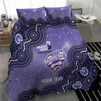 Hobart Hurricanes NAIDOC Week 2026 Custom Bedding Set 50 Years Deadly Indigenous Art Glitter Effect