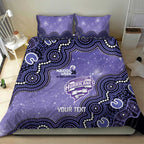 Hobart Hurricanes NAIDOC Week 2026 Custom Bedding Set 50 Years Deadly Indigenous Art Glitter Effect