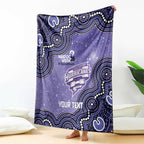 Hobart Hurricanes NAIDOC Week 2026 Custom Blanket 50 Years Deadly Indigenous Art Glitter Effect