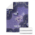 Hobart Hurricanes NAIDOC Week 2026 Custom Blanket 50 Years Deadly Indigenous Art Glitter Effect