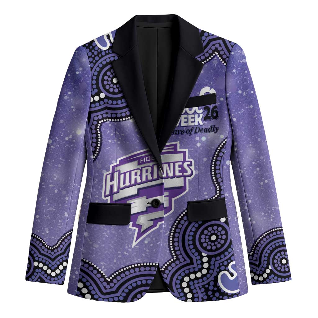 Hobart Hurricanes NAIDOC Week 2026 Custom Blazer 50 Years Deadly Indigenous Art Glitter Effect