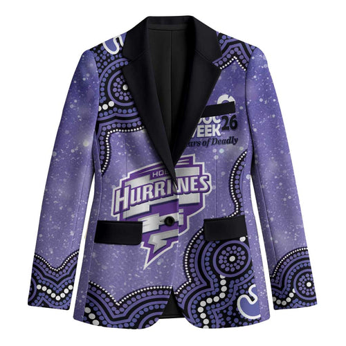 Hobart Hurricanes NAIDOC Week 2026 Custom Blazer 50 Years Deadly Indigenous Art Glitter Effect