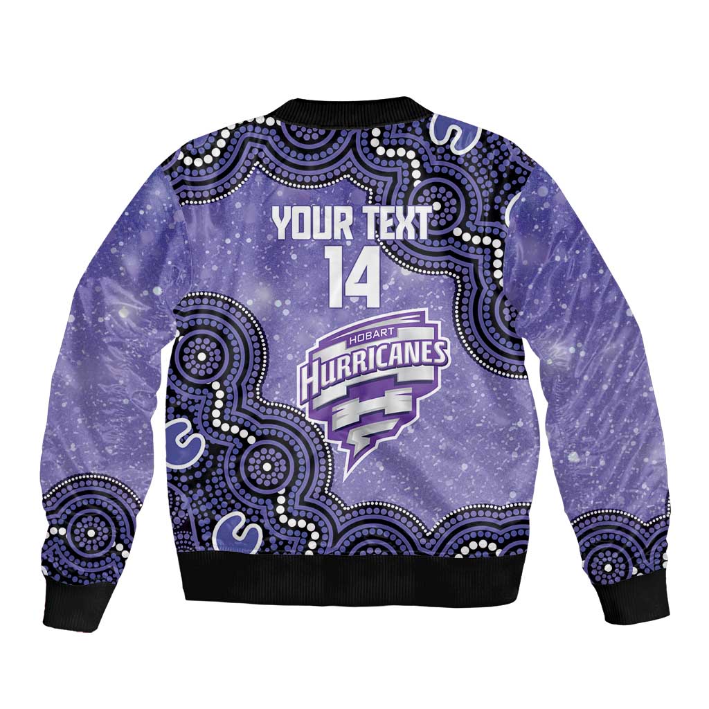 Hobart Hurricanes NAIDOC Week 2026 Custom Bomber Jacket 50 Years Deadly Indigenous Art Glitter Effect