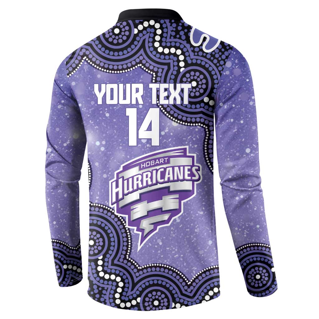 Hobart Hurricanes NAIDOC Week 2026 Custom Button Sweatshirt 50 Years Deadly Indigenous Art Glitter Effect