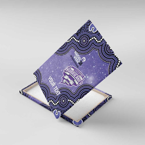 Hobart Hurricanes NAIDOC Week 2026 Custom Canvas Wall Art 50 Years Deadly Indigenous Art Glitter Effect