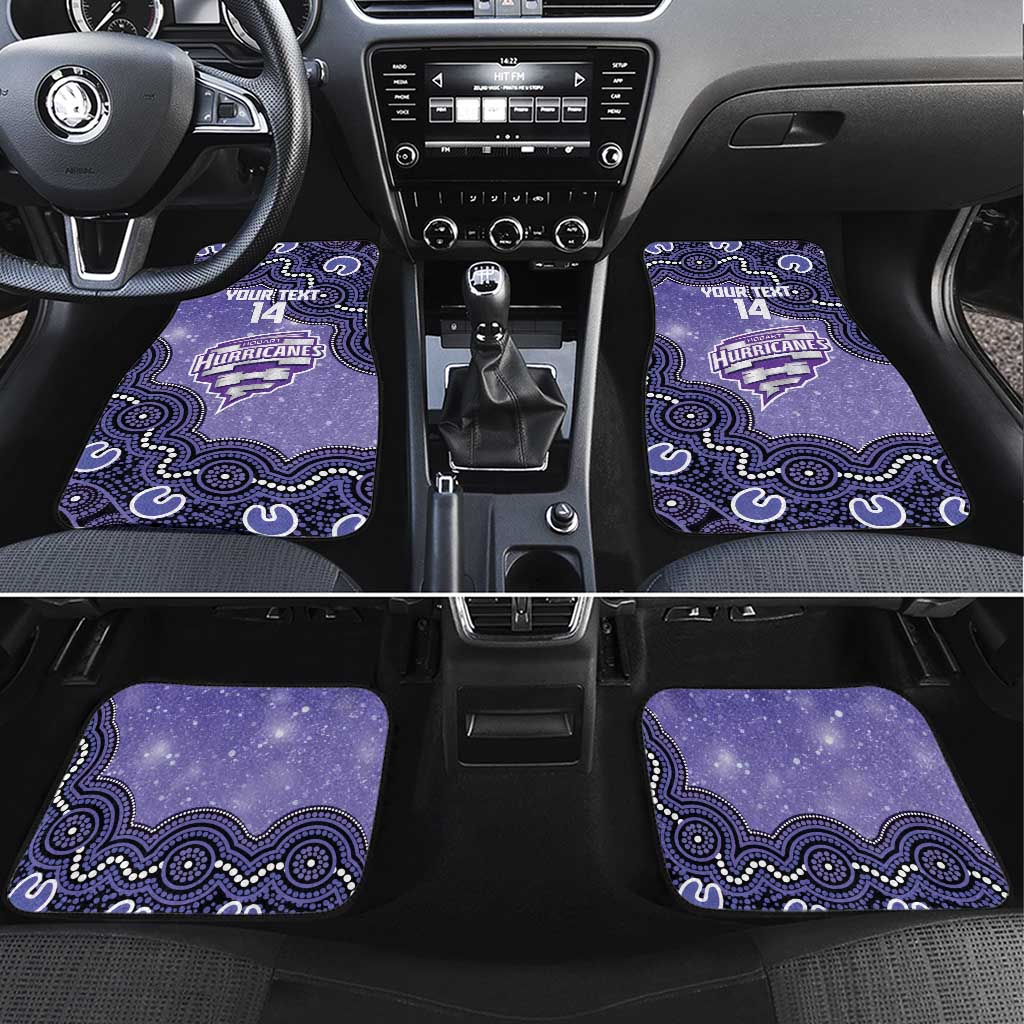Hobart Hurricanes NAIDOC Week 2026 Custom Car Mats 50 Years Deadly Indigenous Art Glitter Effect