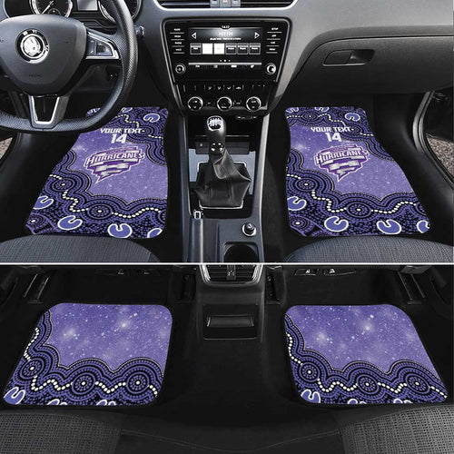 Hobart Hurricanes NAIDOC Week 2026 Custom Car Mats 50 Years Deadly Indigenous Art Glitter Effect