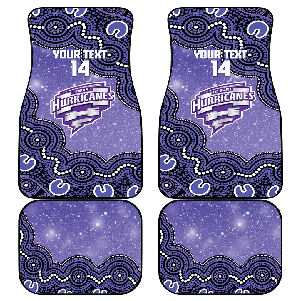 Hobart Hurricanes NAIDOC Week 2026 Custom Car Mats 50 Years Deadly Indigenous Art Glitter Effect