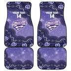 Hobart Hurricanes NAIDOC Week 2026 Custom Car Mats 50 Years Deadly Indigenous Art Glitter Effect