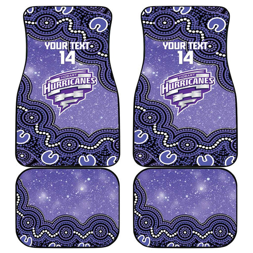 Hobart Hurricanes NAIDOC Week 2026 Custom Car Mats 50 Years Deadly Indigenous Art Glitter Effect