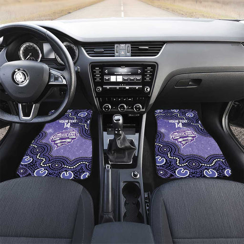 Hobart Hurricanes NAIDOC Week 2026 Custom Car Mats 50 Years Deadly Indigenous Art Glitter Effect