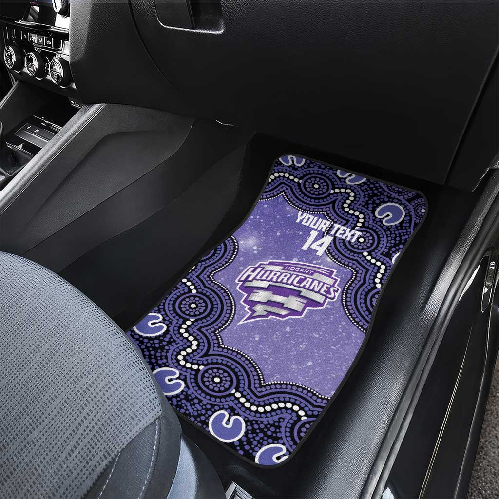 Hobart Hurricanes NAIDOC Week 2026 Custom Car Mats 50 Years Deadly Indigenous Art Glitter Effect