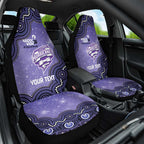 Hobart Hurricanes NAIDOC Week 2026 Custom Car Seat Cover 50 Years Deadly Indigenous Art Glitter Effect