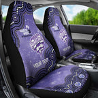 Hobart Hurricanes NAIDOC Week 2026 Custom Car Seat Cover 50 Years Deadly Indigenous Art Glitter Effect