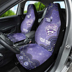 Hobart Hurricanes NAIDOC Week 2026 Custom Car Seat Cover 50 Years Deadly Indigenous Art Glitter Effect
