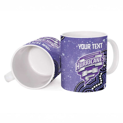 Hobart Hurricanes NAIDOC Week 2026 Custom Ceramic Mug 50 Years Deadly Indigenous Art Glitter Effect