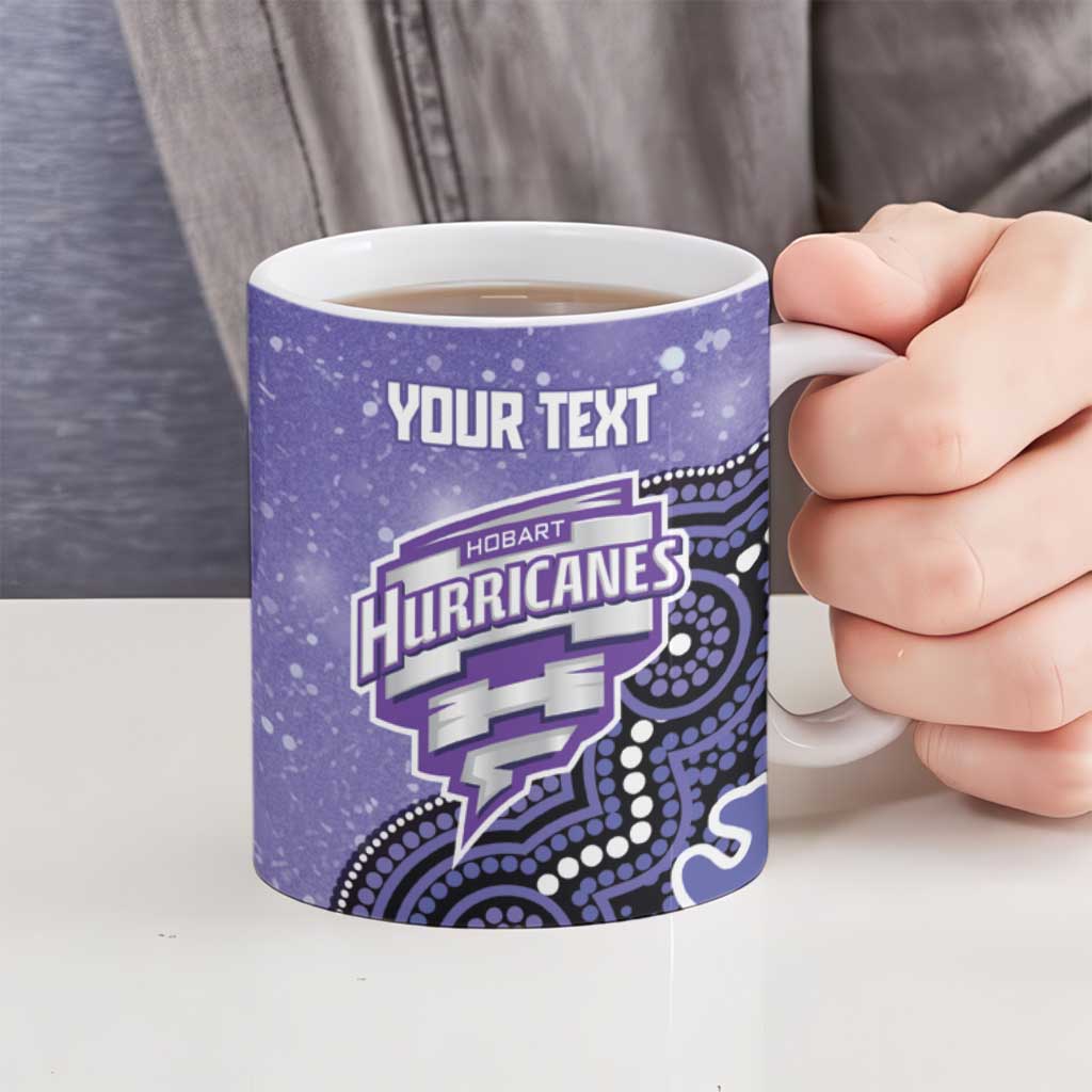 Hobart Hurricanes NAIDOC Week 2026 Custom Ceramic Mug 50 Years Deadly Indigenous Art Glitter Effect