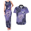 Hobart Hurricanes NAIDOC Week 2026 Custom Couples Matching Tank Maxi Dress and Hawaiian Shirt 50 Years Deadly Indigenous Art Glitter Effect