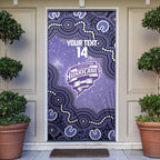 Hobart Hurricanes NAIDOC Week 2026 Custom Door Cover 50 Years Deadly Indigenous Art Glitter Effect