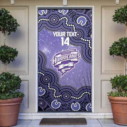 Hobart Hurricanes NAIDOC Week 2026 Custom Door Cover 50 Years Deadly Indigenous Art Glitter Effect