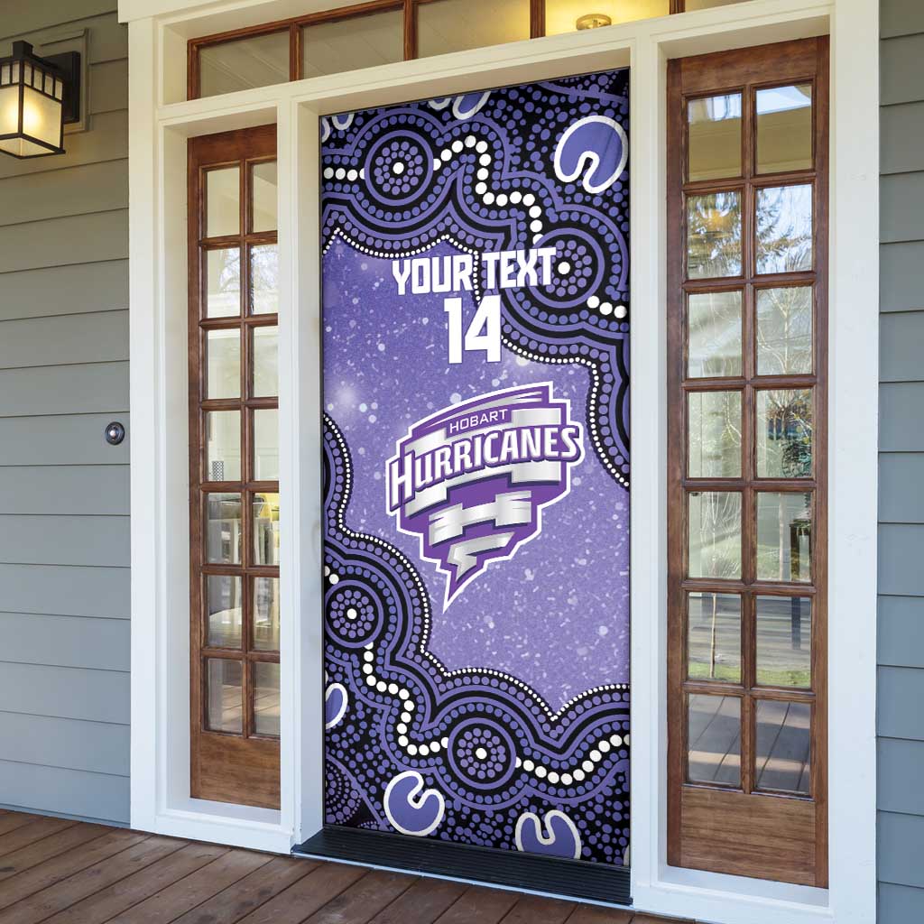 Hobart Hurricanes NAIDOC Week 2026 Custom Door Cover 50 Years Deadly Indigenous Art Glitter Effect