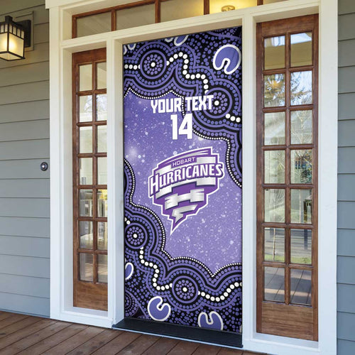 Hobart Hurricanes NAIDOC Week 2026 Custom Door Cover 50 Years Deadly Indigenous Art Glitter Effect