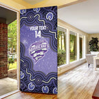 Hobart Hurricanes NAIDOC Week 2026 Custom Door Cover 50 Years Deadly Indigenous Art Glitter Effect
