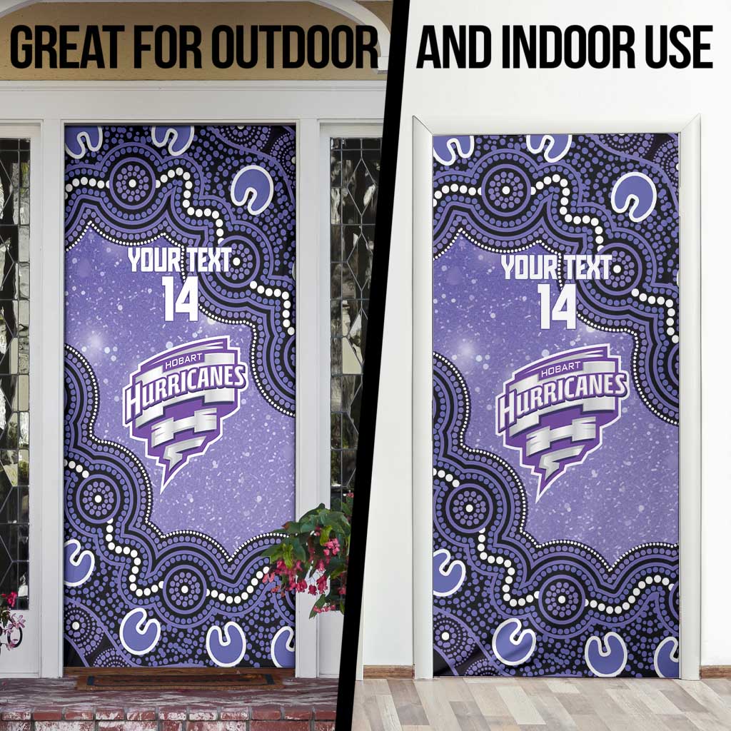 Hobart Hurricanes NAIDOC Week 2026 Custom Door Cover 50 Years Deadly Indigenous Art Glitter Effect