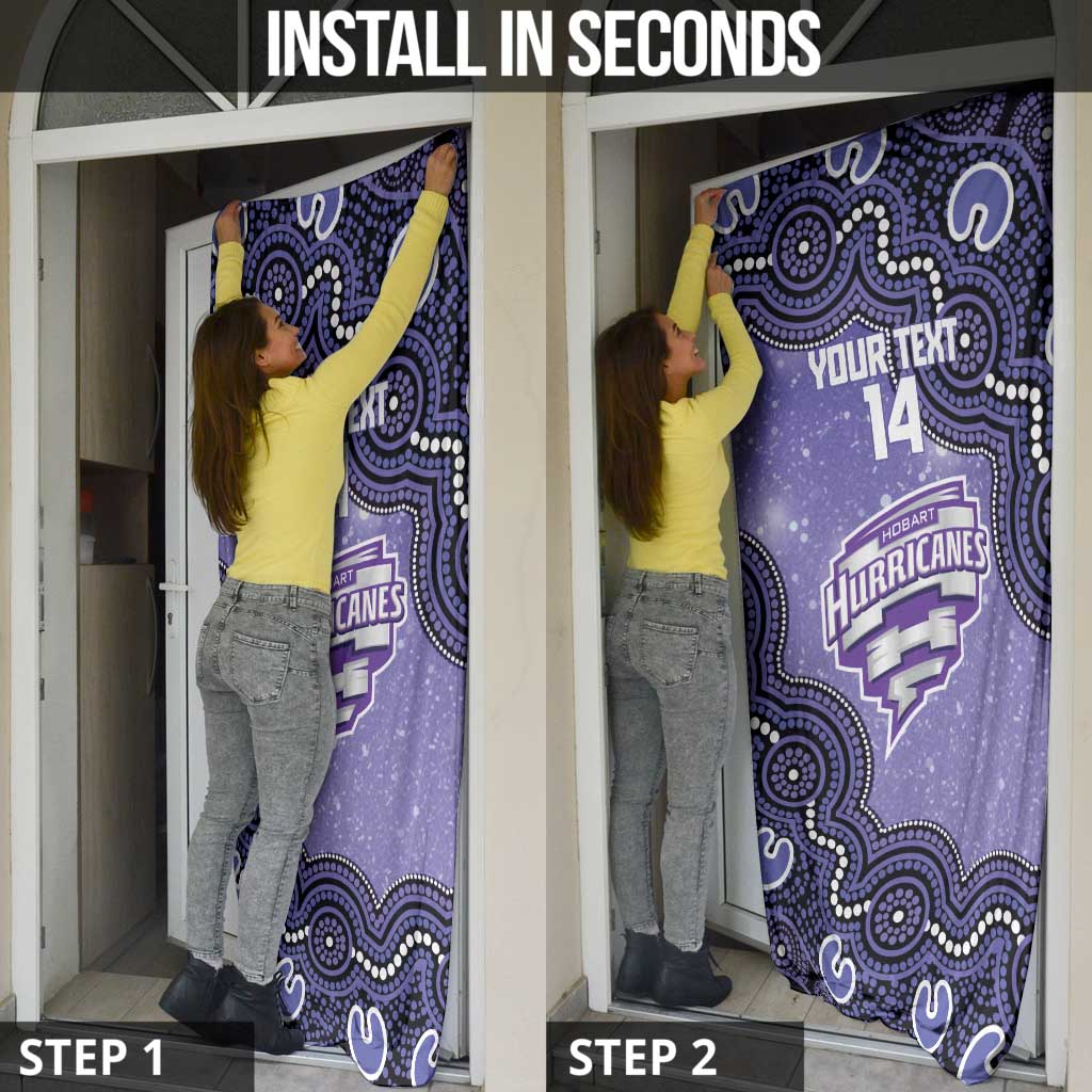 Hobart Hurricanes NAIDOC Week 2026 Custom Door Cover 50 Years Deadly Indigenous Art Glitter Effect