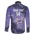 Hobart Hurricanes NAIDOC Week 2026 Custom Family Matching Long Sleeve Bodycon Dress and Hawaiian Shirt 50 Years Deadly Indigenous Art Glitter Effect