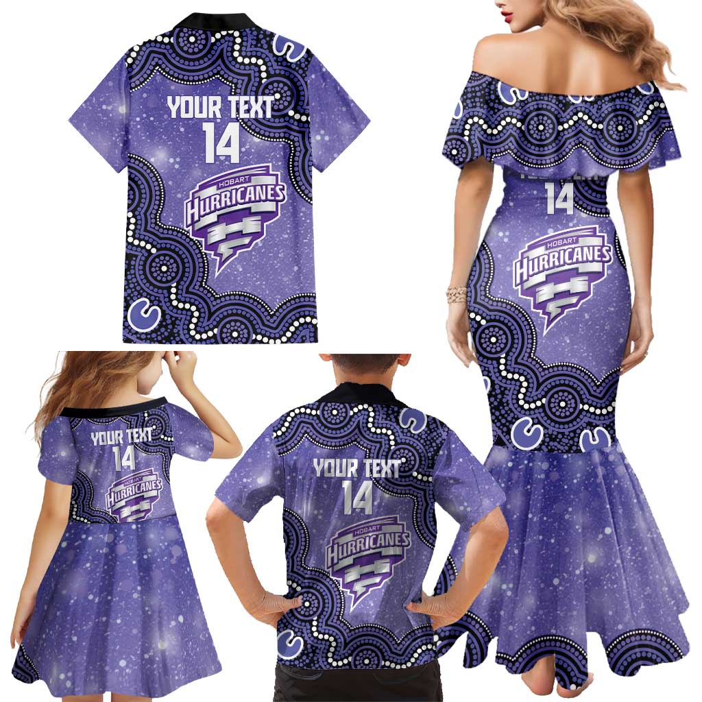 Hobart Hurricanes NAIDOC Week 2026 Custom Family Matching Mermaid Dress and Hawaiian Shirt 50 Years Deadly Indigenous Art Glitter Effect