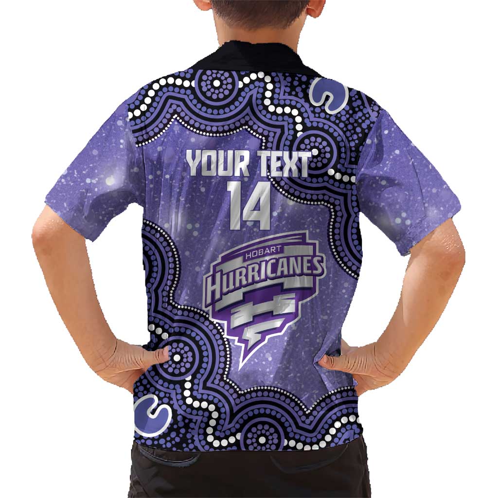 Hobart Hurricanes NAIDOC Week 2026 Custom Family Matching Off Shoulder Maxi Dress and Hawaiian Shirt 50 Years Deadly Indigenous Art Glitter Effect