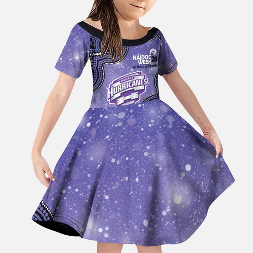 Hobart Hurricanes NAIDOC Week 2026 Custom Family Matching Puletasi and Hawaiian Shirt 50 Years Deadly Indigenous Art Glitter Effect